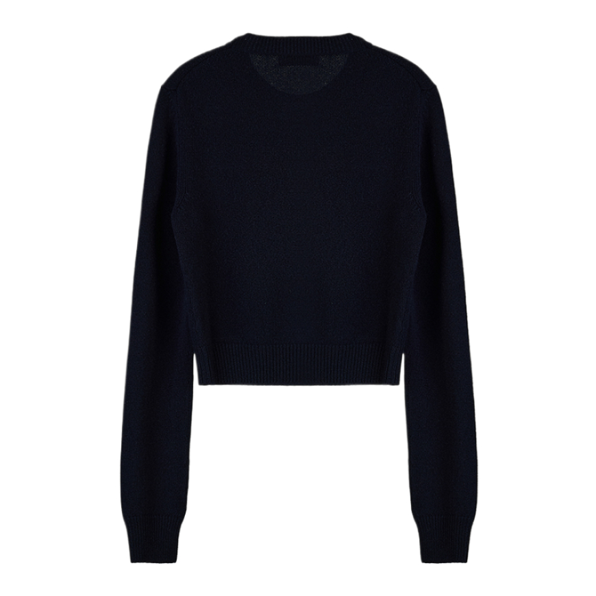 Women's Logo Cashmere Knit - Black