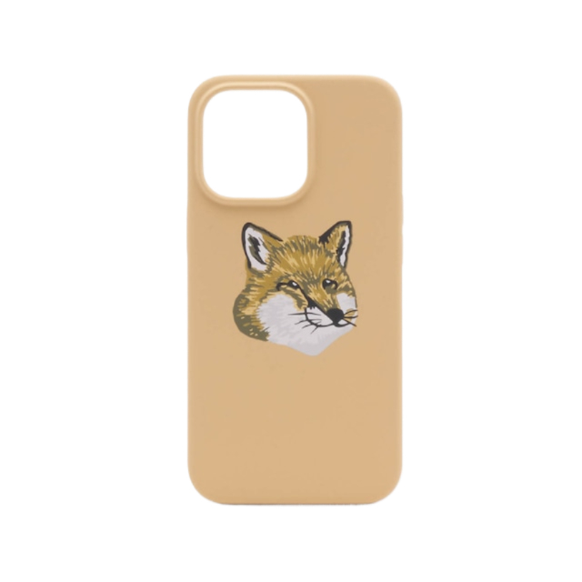 Maison Kitsune Collaboration iPhone 14 Pro Sling Case BEIGE