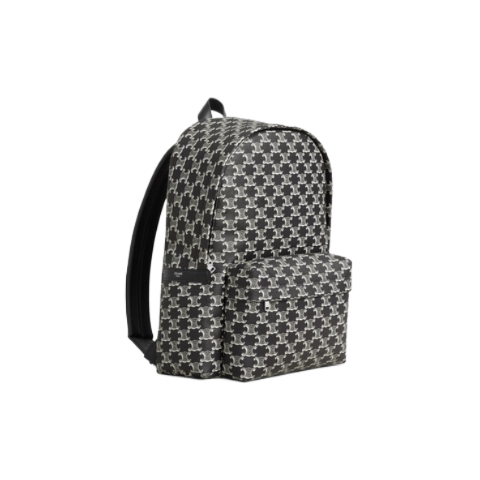 Two-tone Triomphe canvas medium backpack