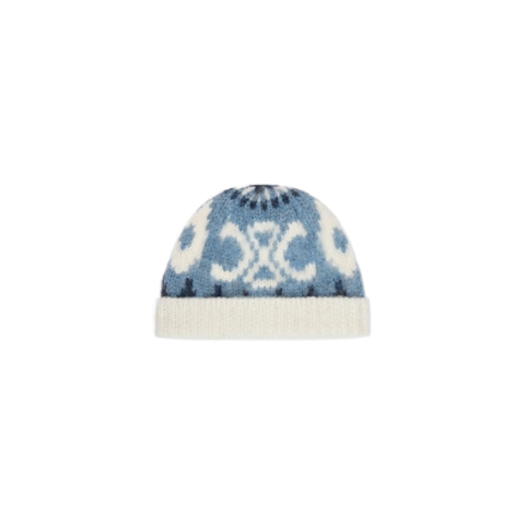 Triomphe Fair Isle Wool Beanie