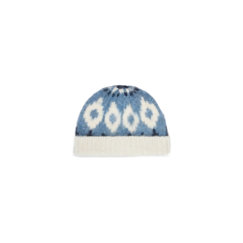 Triomphe Fair Isle Wool Beanie