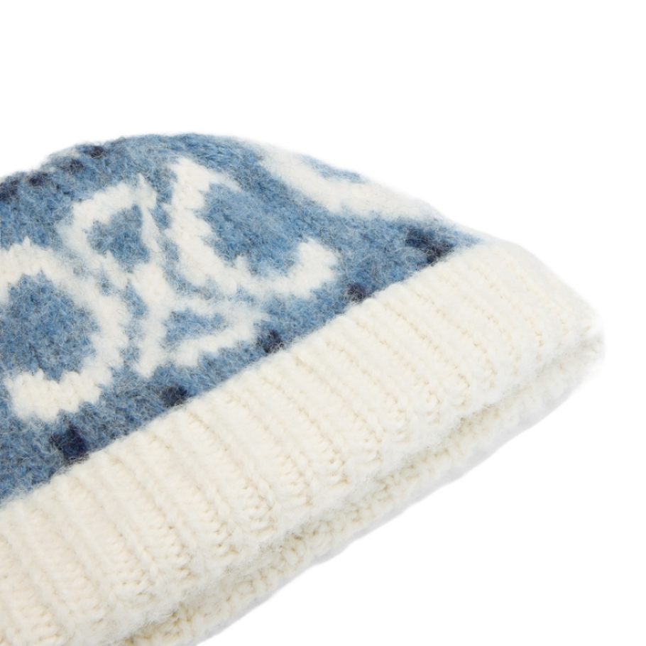 Triomphe Fair Isle Wool Beanie