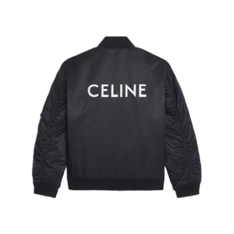 Nylon Twill Bomber Jacket