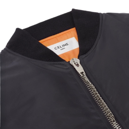 Nylon Twill Bomber Jacket