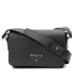 Saffiano leather shoulder bag