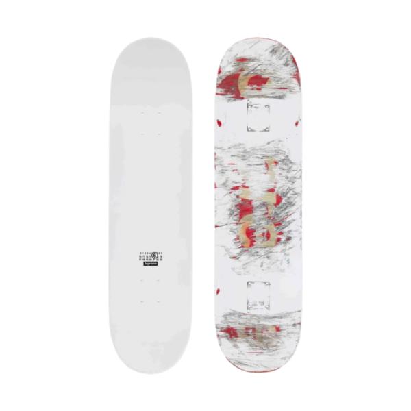 Supreme x MM6 Maison Margiela Skateboard White - 24SS