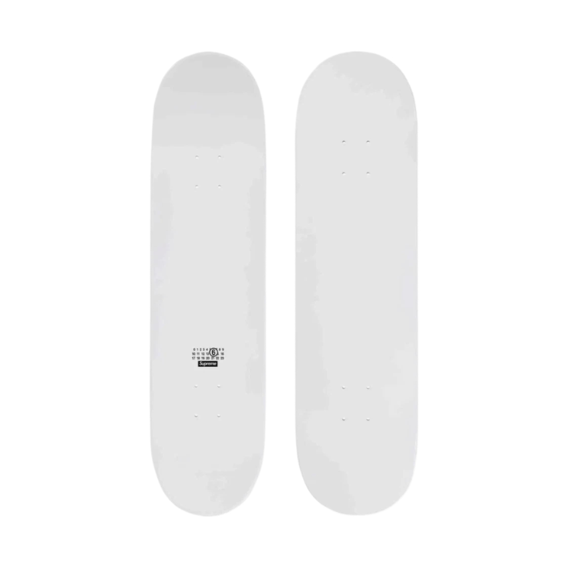 Supreme x MM6 Maison Margiela Skateboard White - 24SS