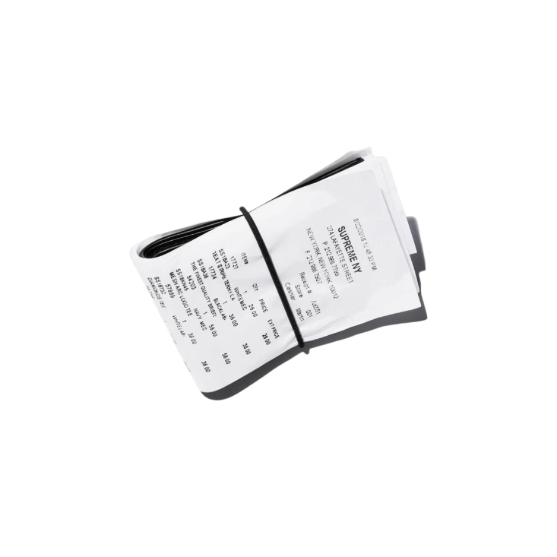 Supreme x MM6 Maison Margiela Receipt Wallet White - 24SS