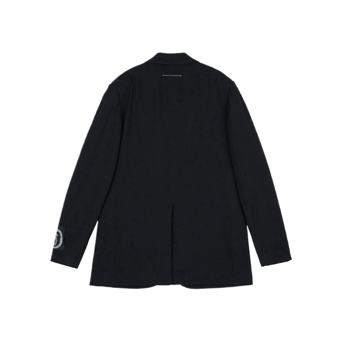 MM6 Logo Patch Wool Blazer Black