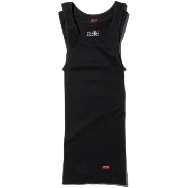 Supreme x MM6 Maison Margiela Hanes Tagless Tank Top Black (1 Pack) - 24SS