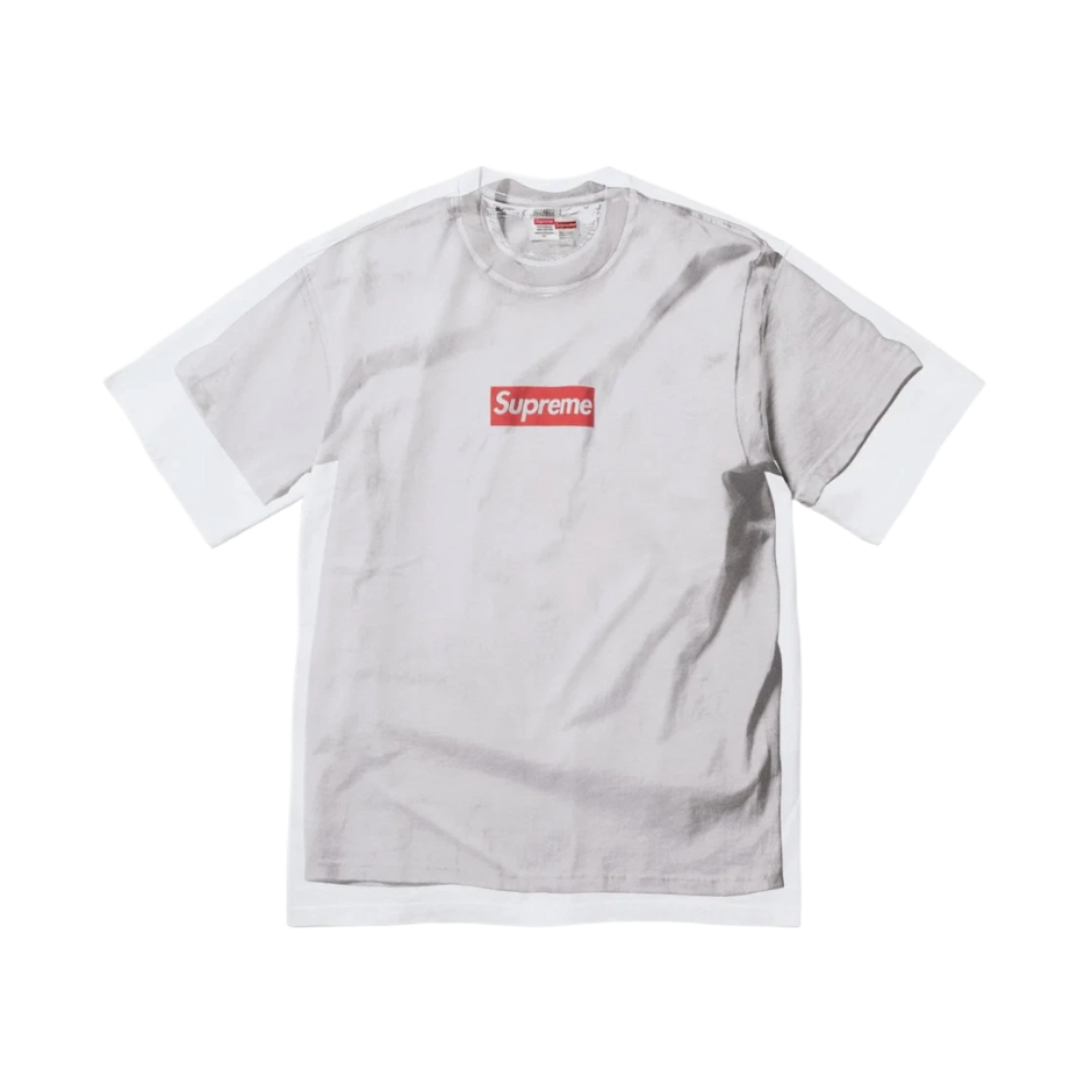 Supreme x MM6 Maison Margiela Box Logo T-Shirt White - 24SS