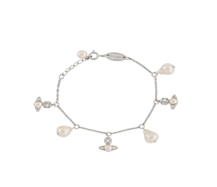 Emiliana Bracelet Platinum Creamrose Pearl