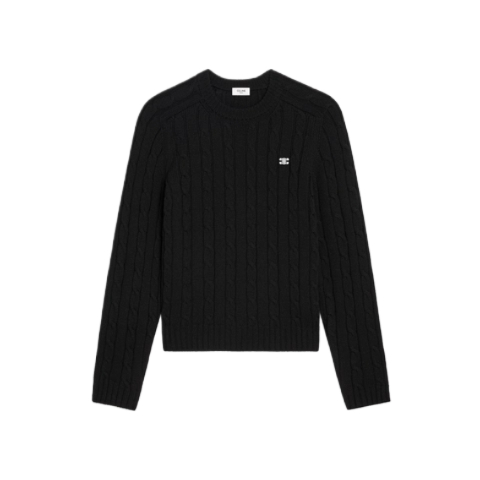 Triomphe logo cashmere sweater