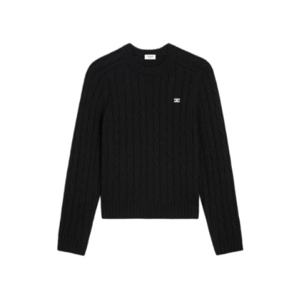 Triomphe logo cashmere sweater