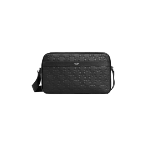 Triomphe embossed medium messenger bag