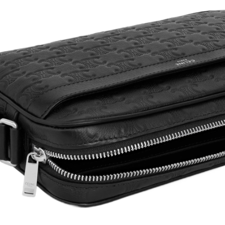 Triomphe embossed medium messenger bag