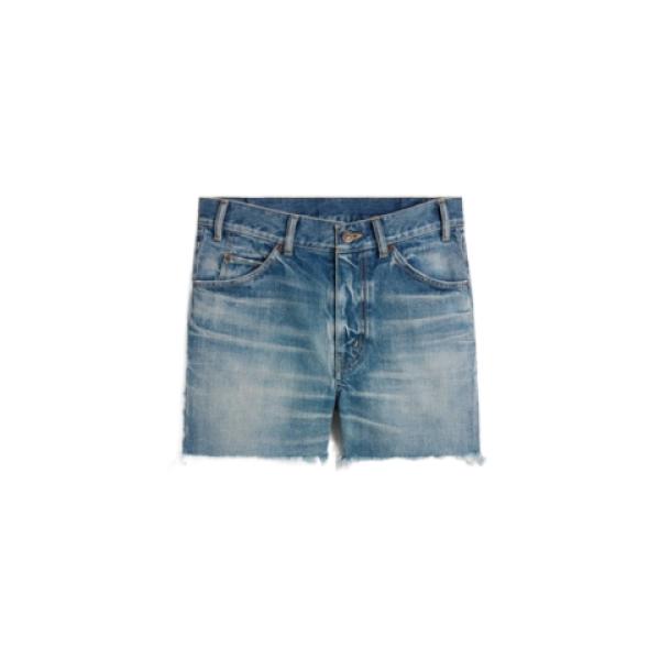 Electric Sky Wash Skate Denim Shorts