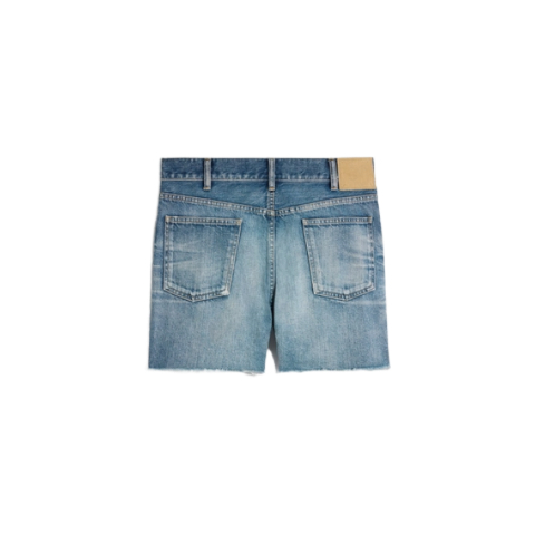 Electric Sky Wash Skate Denim Shorts