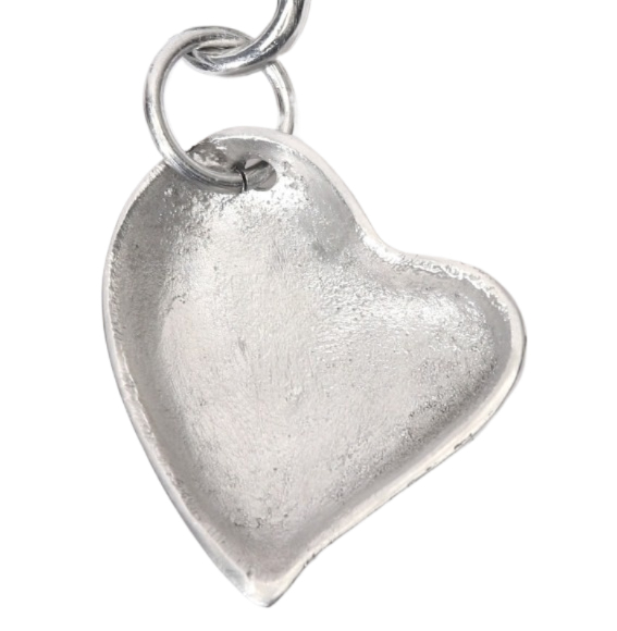 Gadget brass heart keyring