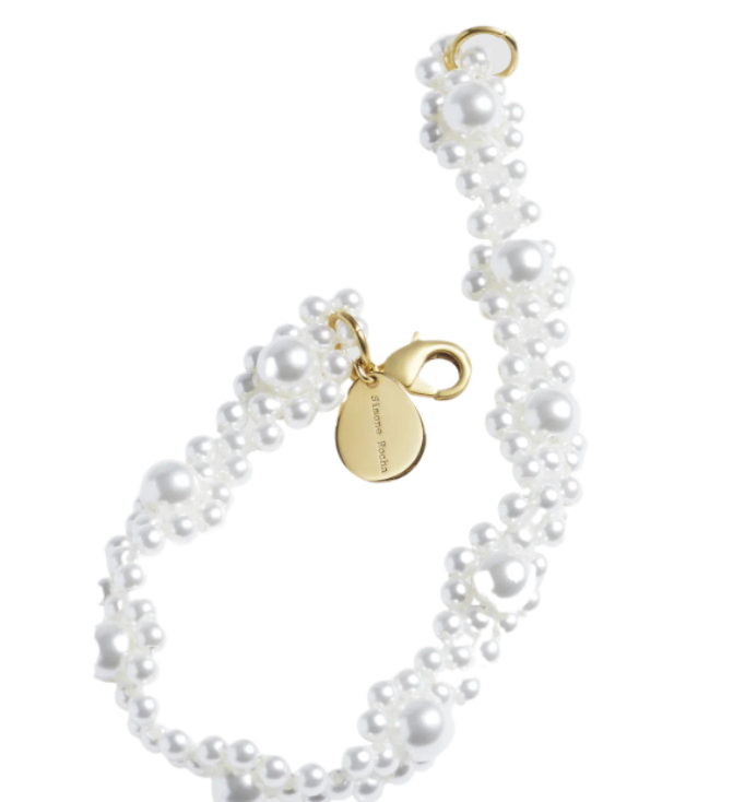 Daisy Pearl Chain Bracelet