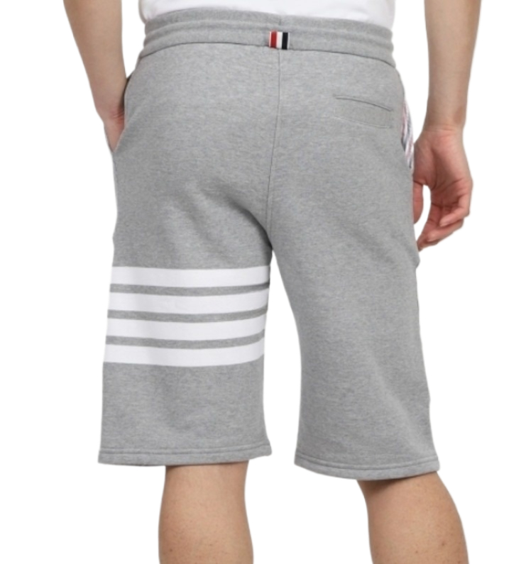 4-bar stripe loopback jersey sweat shorts