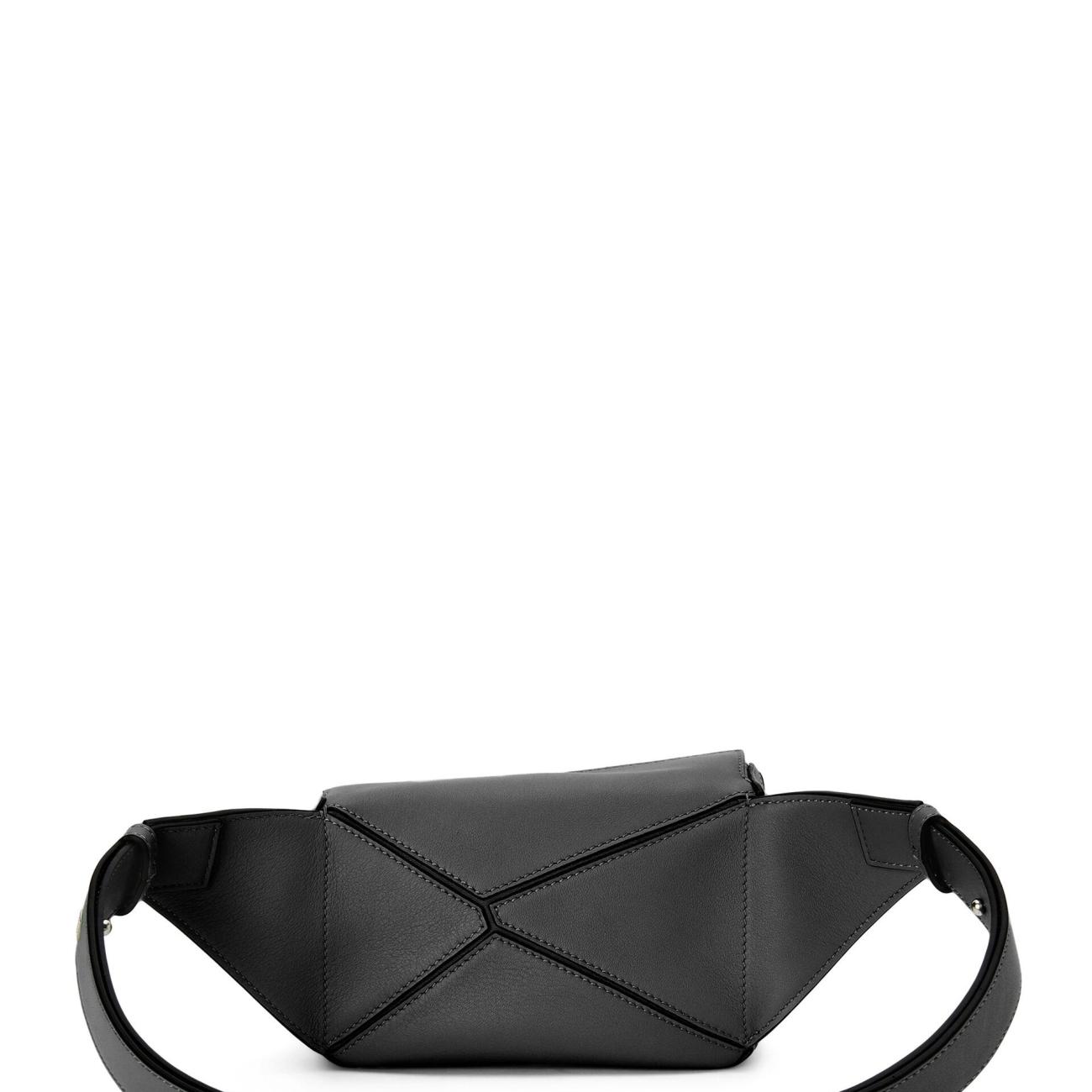 Mini Puzzle bumbag in classic calfskin ( black )