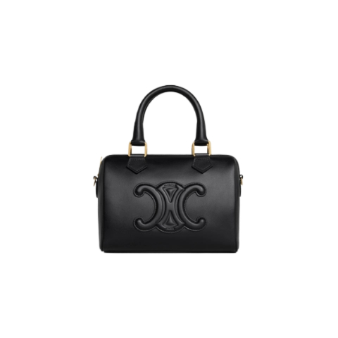 Cuir Triomphe Small Boston Bag