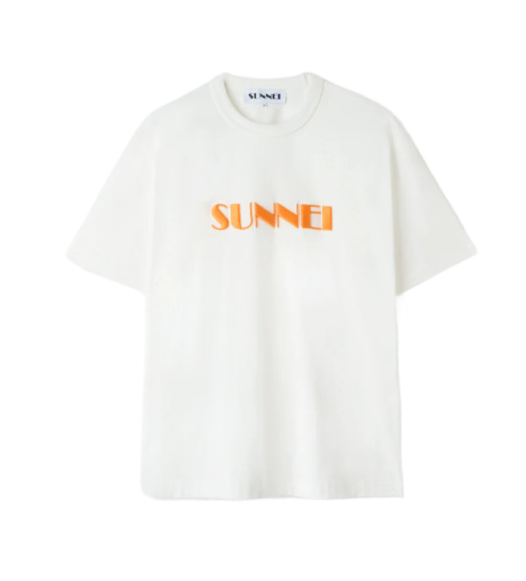 Classic big embroidery logo t-shirt