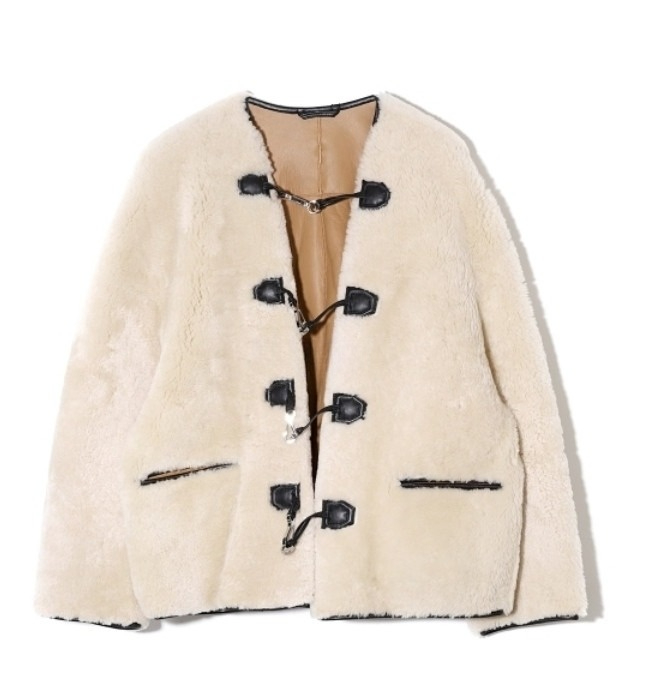 Teddy shearling clasp jacket