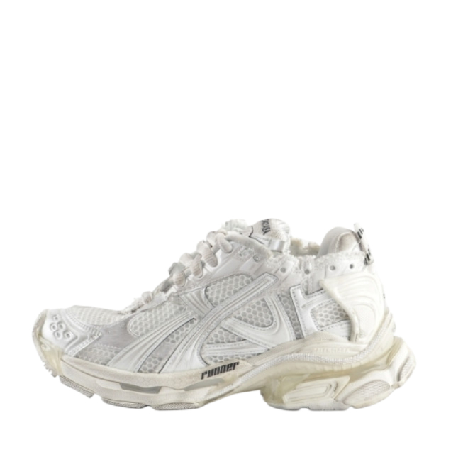 Mesh and nylon runner sneakers