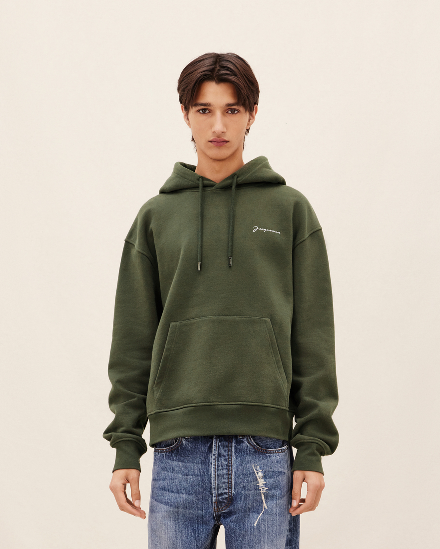 Le sweatshirt brode - Khaki 