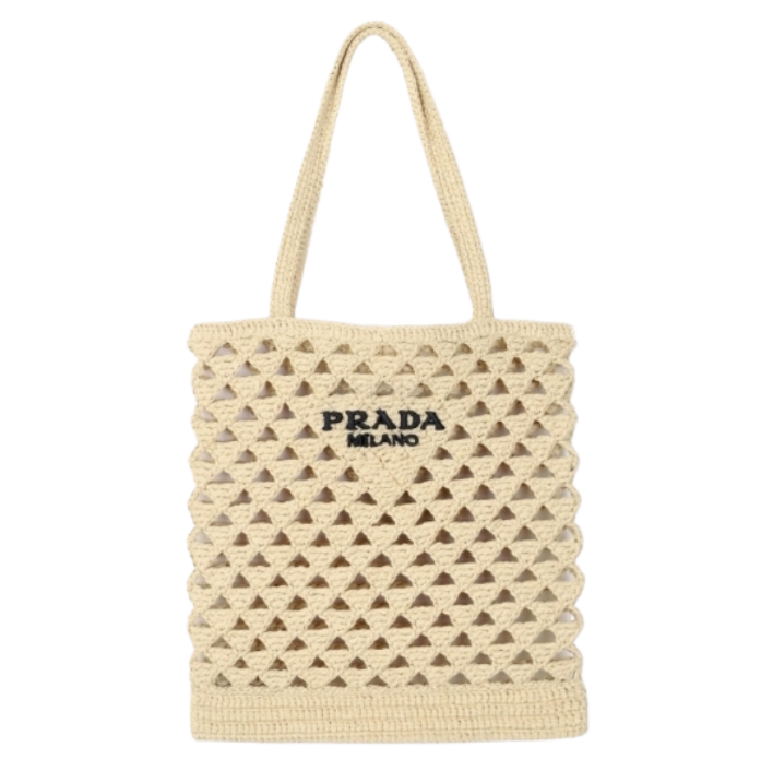 Woven Crochet Tote Bag