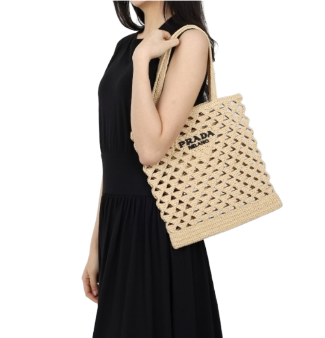 Woven Crochet Tote Bag