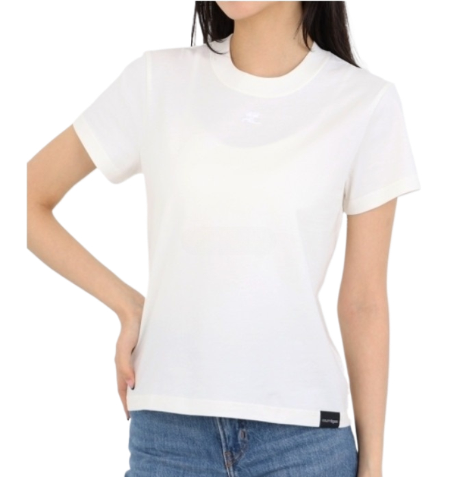 Logo embroidered short sleeve t-shirt