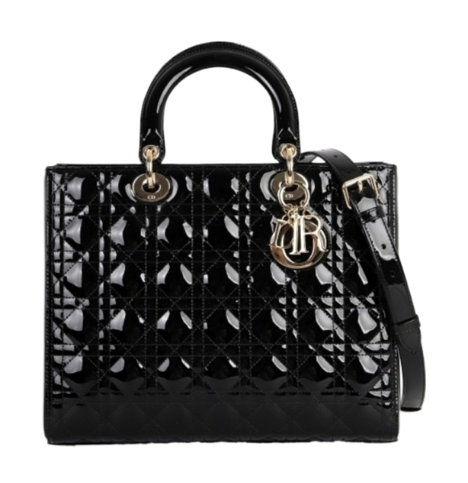 LADY DIOR large patent bag