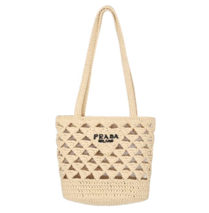 Woven Crochet Tote Bag