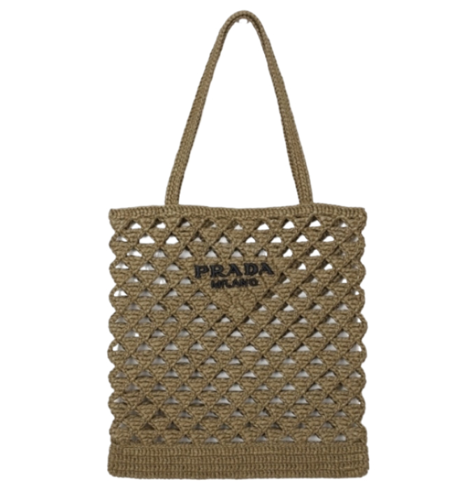 Woven Crochet Tote Bag