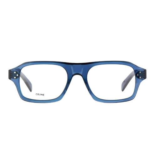 Navy Clear Glasses