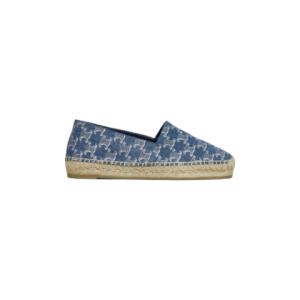 Triope print denim espadrilles