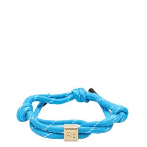 Light blue rope bracelet with lo