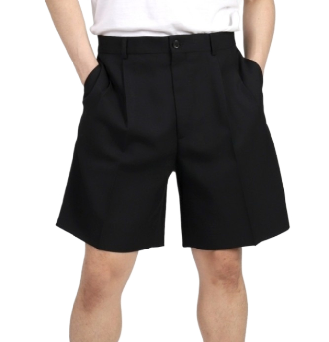 Pleated Shorts