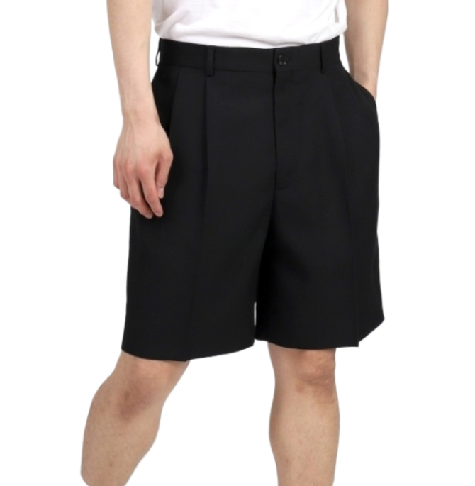 Pleated Shorts