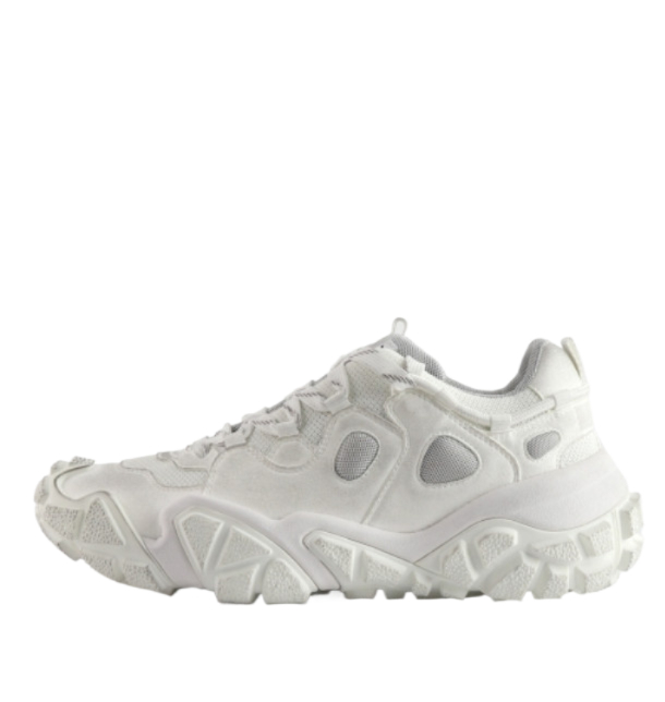 WHITE ‘BOLZTER W TUMBLED’ SNEAKER