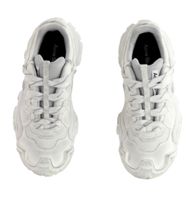 WHITE ‘BOLZTER W TUMBLED’ SNEAKER