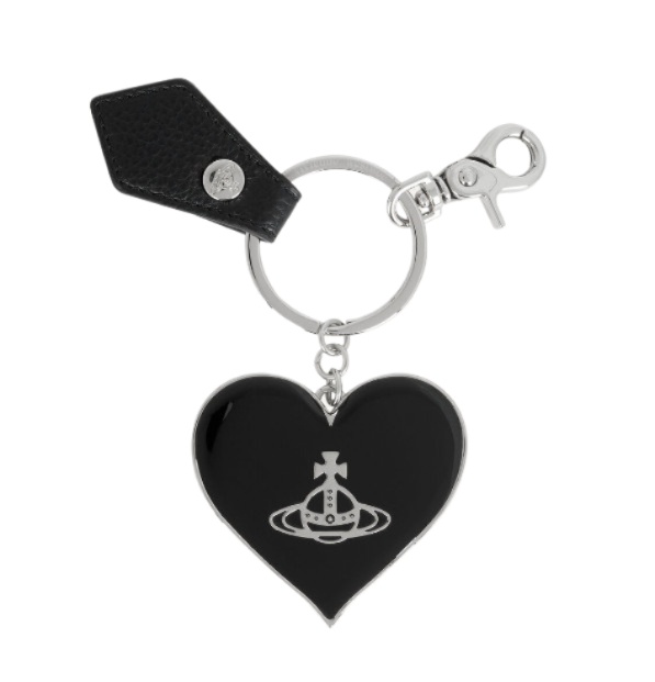 Heart ORB logo pendant keyring 