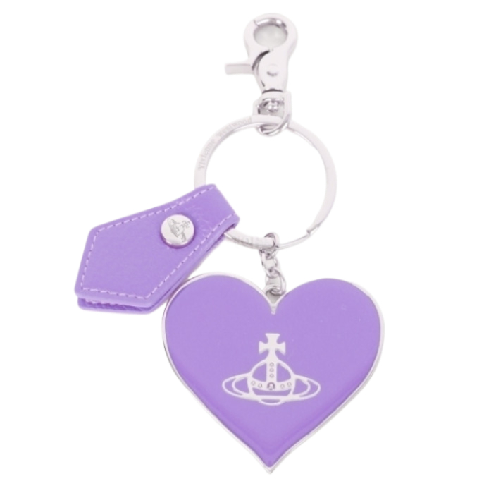 Lee Vegan Mirror Heart ORB Keyring