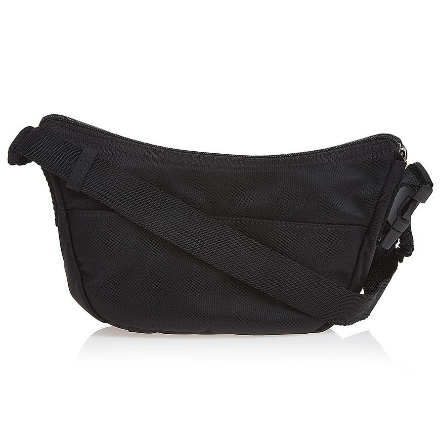 Women's wheel small sling bag in black