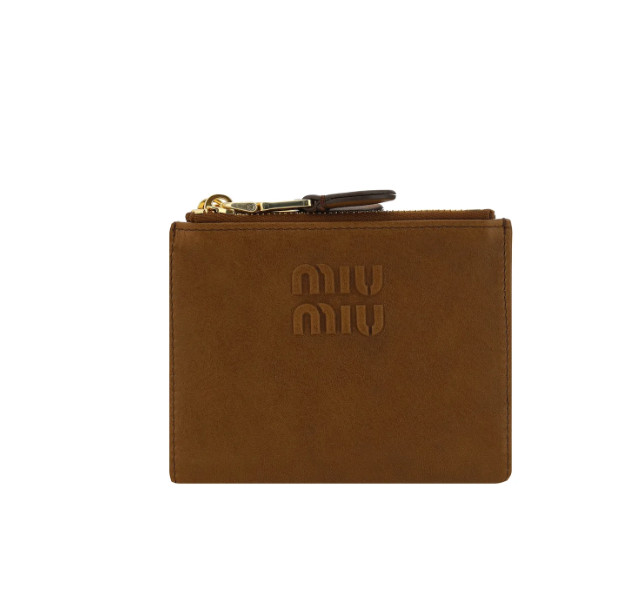 Small nappa leather wallet