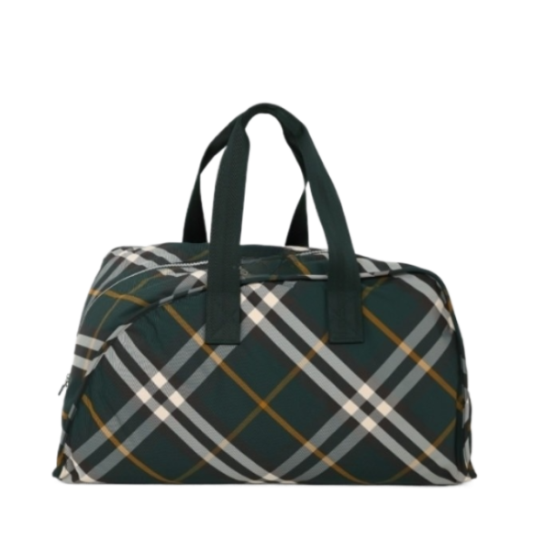 Large shield duffel bag