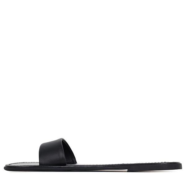 23SS Black Beach Slide Sandals